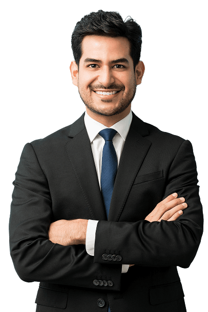 Mansur Zoha smiling in professional attire