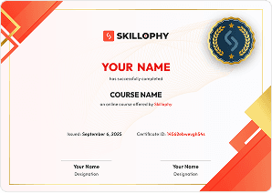 Course certificate preview